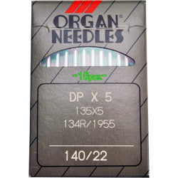 ORGAN NEEDLE INDUSTRIAL 22" ............. Pack/10