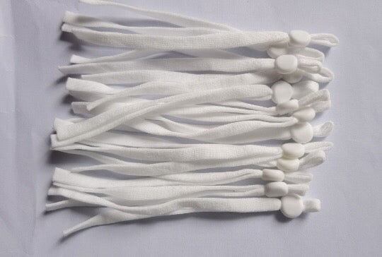 Elastic Cord for Making Masks with Adjustable Slider/ Buckle 50 Pieces BLACK B08HZFVBW1 WHITE B08HZDBWGW